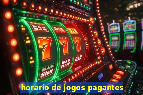 horario de jogos pagantes